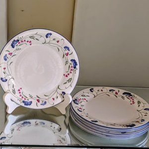 Windermere Expression Royal Doulton 8 inch side Plate and Cereal Bowl-Set of 12